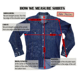 Rock 'n' Roll Shirt "The Joe Greene" - Cerulean