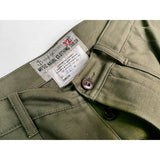 Mister Freedom® MECHANIC Utility Trousers, OG-107 cotton sateen - Flat-felled seam sturdy construction.