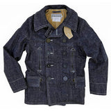 Mister Freedom® x Sugar Cane Peacoat "Okinawa" Denim - Classic 1910s~1920s USN wool peacoat pattern/construction.