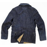 Mister Freedom® x Sugar Cane Peacoat "Okinawa" Denim - Sugar Cane Co original SC301 “Okinawa” fiber denim, 14 Oz., 80% cotton x 20% Okinawan recycled sugarcane fibers, white selvedge ID