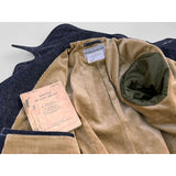 Mister Freedom® x Sugar Cane Peacoat "Okinawa" Denim - Fully lined (beige corduroy for body & OG-107 sateen for arms)