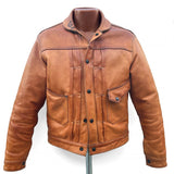 Ranch Blouse "Randall" - Natural Veg-Tan Leather