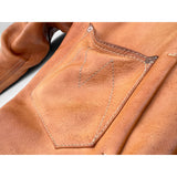 Ranch Blouse "Randall" - Natural Veg-Tan Leather
