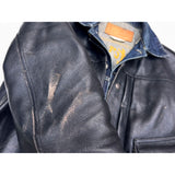 Ranch Blouse "Ringo" - Black Veg-Tan Leather