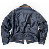 Ranch Blouse "Ringo" - Black Veg-Tan Leather