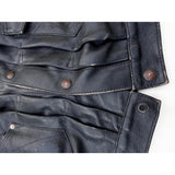 Ranch Blouse "Ringo" - Black Veg-Tan Leather
