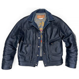 Ranch Blouse "Ringo" - Black Veg-Tan Leather