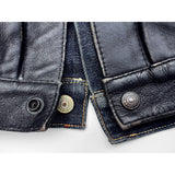 Ranch Blouse "Ringo" - Black Veg-Tan Leather