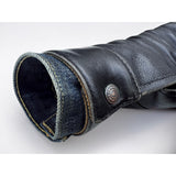 Ranch Blouse "Ringo" - Black Veg-Tan Leather