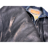 Ranch Blouse "Ringo" - Black Veg-Tan Leather
