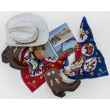 Ranch Kerchief - "JV" - Navy