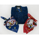 Ranch Kerchief - "JV" - Navy