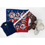 Ranch Kerchief - "JV" - Navy