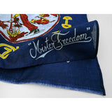 Ranch Kerchief - "JV" - Navy