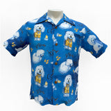 Rock 'n' Roll Shirt "The Joe Greene" - Cerulean