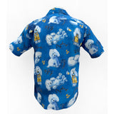 Rock 'n' Roll Shirt "The Joe Greene" - Cerulean