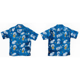 Rock 'n' Roll Shirt "The Joe Greene" - Cerulean