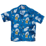 Rock 'n' Roll Shirt "The Joe Greene" - Cerulean