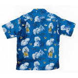 Rock 'n' Roll Shirt "The Joe Greene" - Cerulean