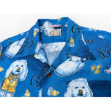 Rock 'n' Roll Shirt "The Joe Greene" - Cerulean