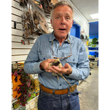 Leonard the Lizard approves of the Mister Freedom Snipes Shirt  - Indigo HBT