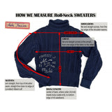 Mariner Sweater Roll-Neck - Indigo