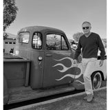 Mister Freedom Terrence Cashmere Sweater Fit Image Worn by  Christophe Loiron