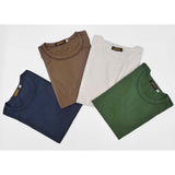Mister Freedom® SKIVVY T-shirt, 2 Pack Box, tubular knit jersey, available in White, Navy, Sage Green, Heather Grey, and Brown 436, made in USA