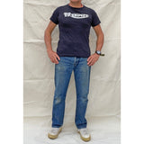 Mister Freedom® SHOP TEE "Freedom" Black, screen-printed with vintage-inspired graphics on 1940s and 1950s style t-shirts, made in USA