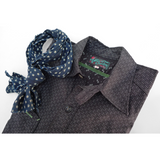 Nixon Shirt - Black Double "Calico" Twill - Warehouse