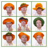 Patrol Hat - Navy Orange