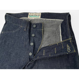 Mister Freedom® RAIDERS Trousers inspired by a vintage pair USMC M1941 Utility Trousers. Made in Japan using premium “Army” 2×1 selvedge indigo denim twill.
