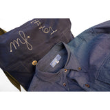 Liquette M35 Indigo Pin Stripe Ticking - Warehouse
