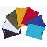 Mister Freedom® STANLEY T-shirt, tubular knit jersey, available in White, Black, Olive, Red, Yellow, Blue, and Aqua, made in USA