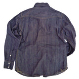 Mister Freedom Appaloosa Shirt - NOS HBT Stripe Denim Back View
