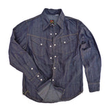 Mister Freedom Appaloosa Shirt - NOS HBT Stripe Denim