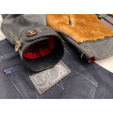 Baloo Jacket: Fully lined with a soft cotton brushed flannel featuring a vintage style discharge-printed plaid pattern.