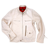 Mister Freedom® Bronco Champ leather jacket in natural vegetable tanned leather