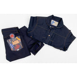 Mister Freedom® Californian Lot.674 Jeans in Double Indigo made in USA using Japanese selvedge double indigo denim twill.