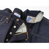 Mister Freedom® Californian Lot.674 Jeans in Double Indigo made in USA using Japanese selvedge double indigo denim twill.