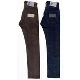 Californian Lot.674 in brown and indigo corduroy 
