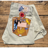 Californian Lot674 - Wheat Sateen (Slim leg)
