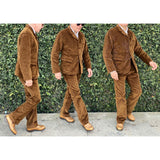 Christophe Loiron wearing Continental "Rive Guache" Corduroy Suit