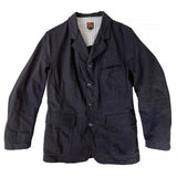 Continental Sportcoat in Indigo Cross Hatch Twill, made in USA