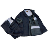 Continental Suit featuring matching New Old Stock fabric for lining, reinforcements, waist band facing and pocket bags 