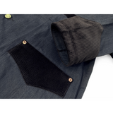 The "DESPERADO" Brush Coat is a Mister Freedom® pattern inspired by traditional western-wear “Brush Jacket”, barn coats, and military utility jackets. Made in USA.