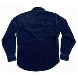 Traditional western-wear arcuate back yoke and diamond-shaped cuff/elbow reinforcement patch