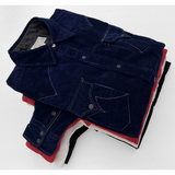Mister Freedom® FW2022 Dude Rancher Shirts in Corduroy, indigo, red, off-white and black