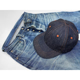 Feed Cap NOS Cone Mills Denim comparison. Premium denim fades