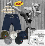SWEATPANTS CUT-OFFS - Heather Grey